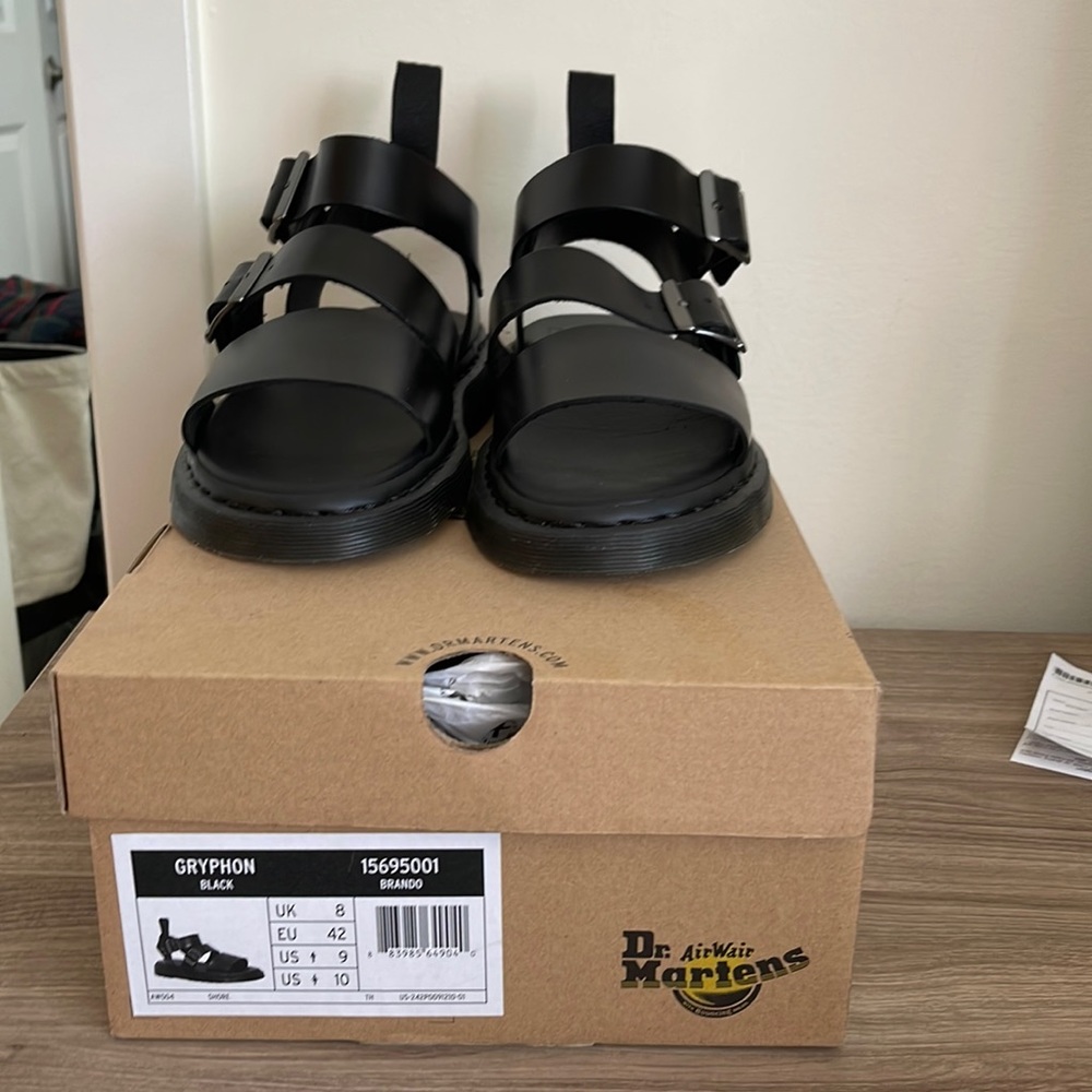 Brand new Doc Marten black Gryphon Brando